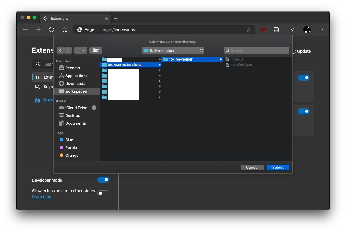create-facebook-live-extension-for-edge-or-chrome
