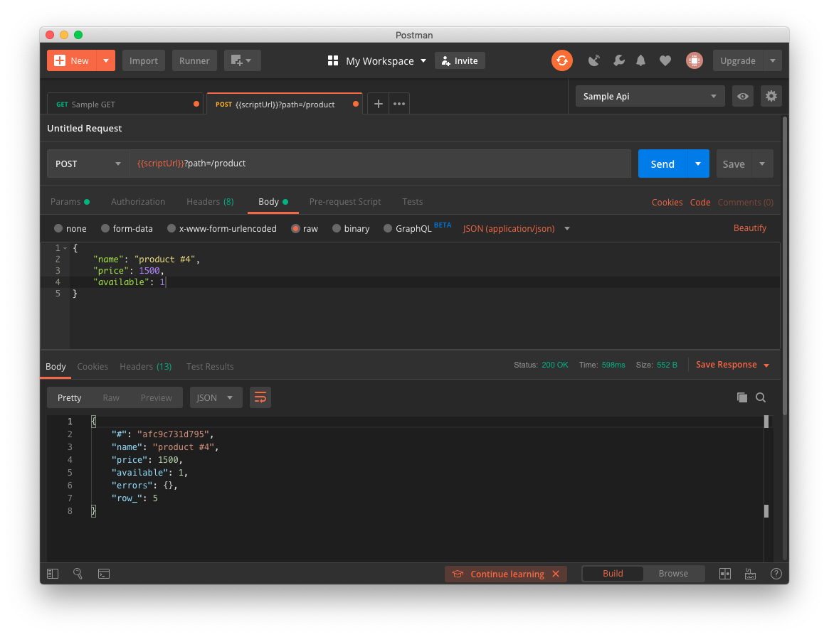 web app Url