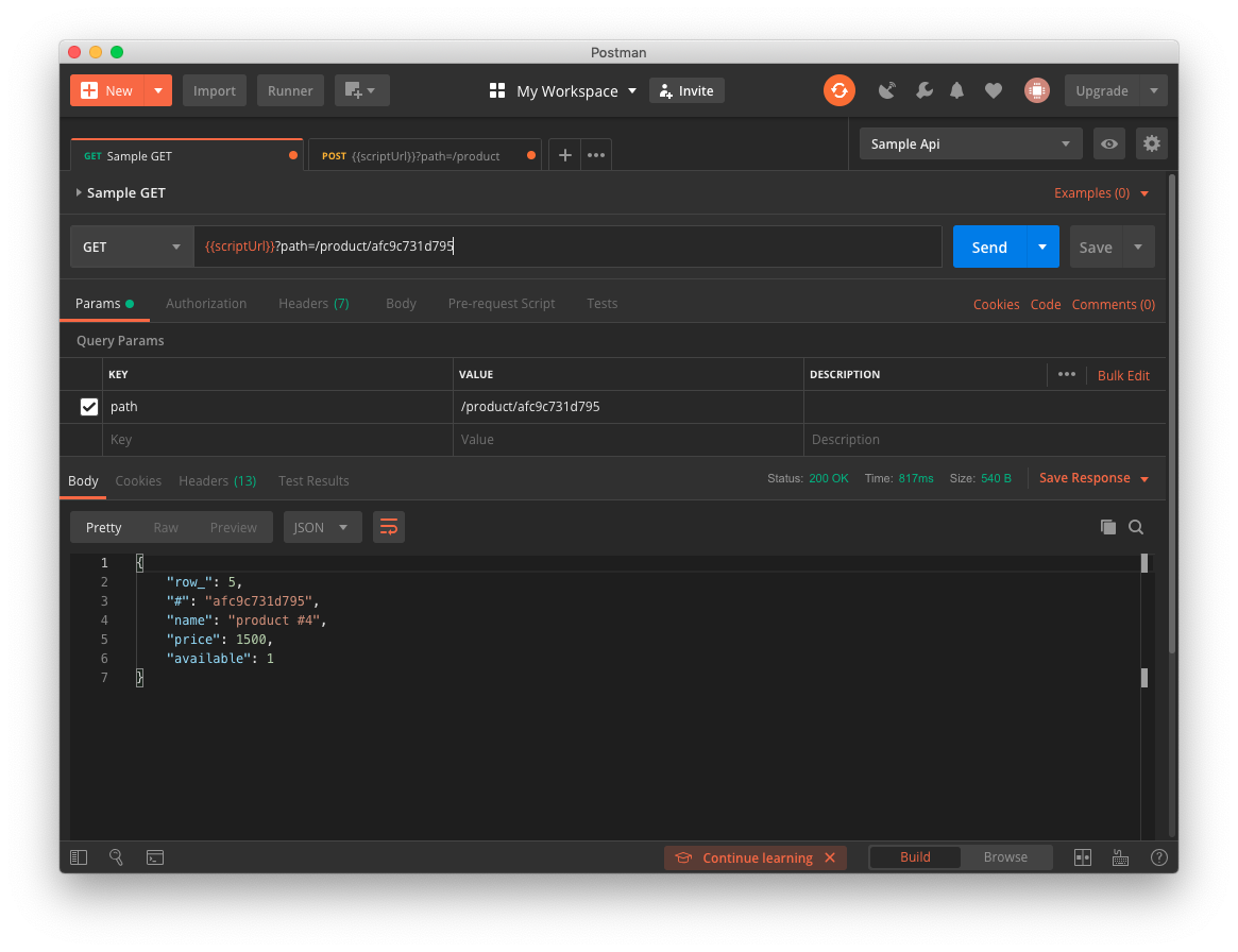 web app Url
