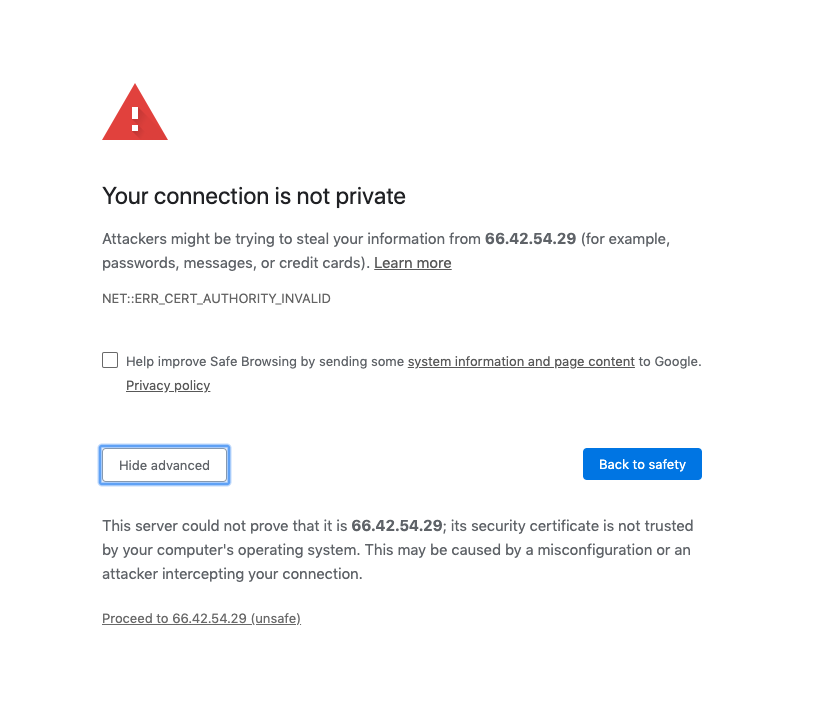 เจอ SSL Warning ไม่ต้องตกใจ